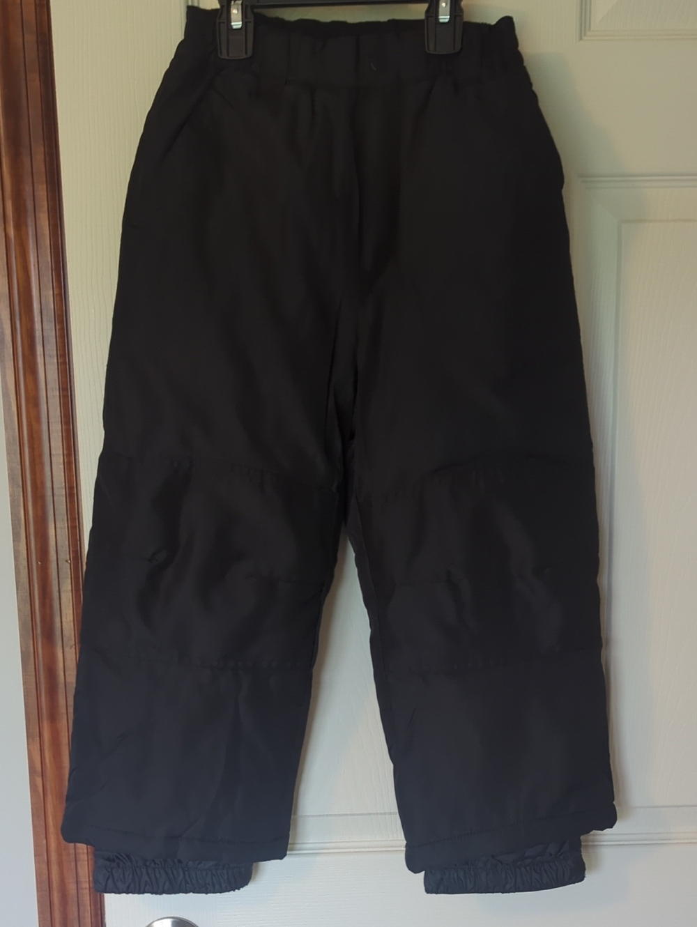 Kids Black Insulated Jogger Pants